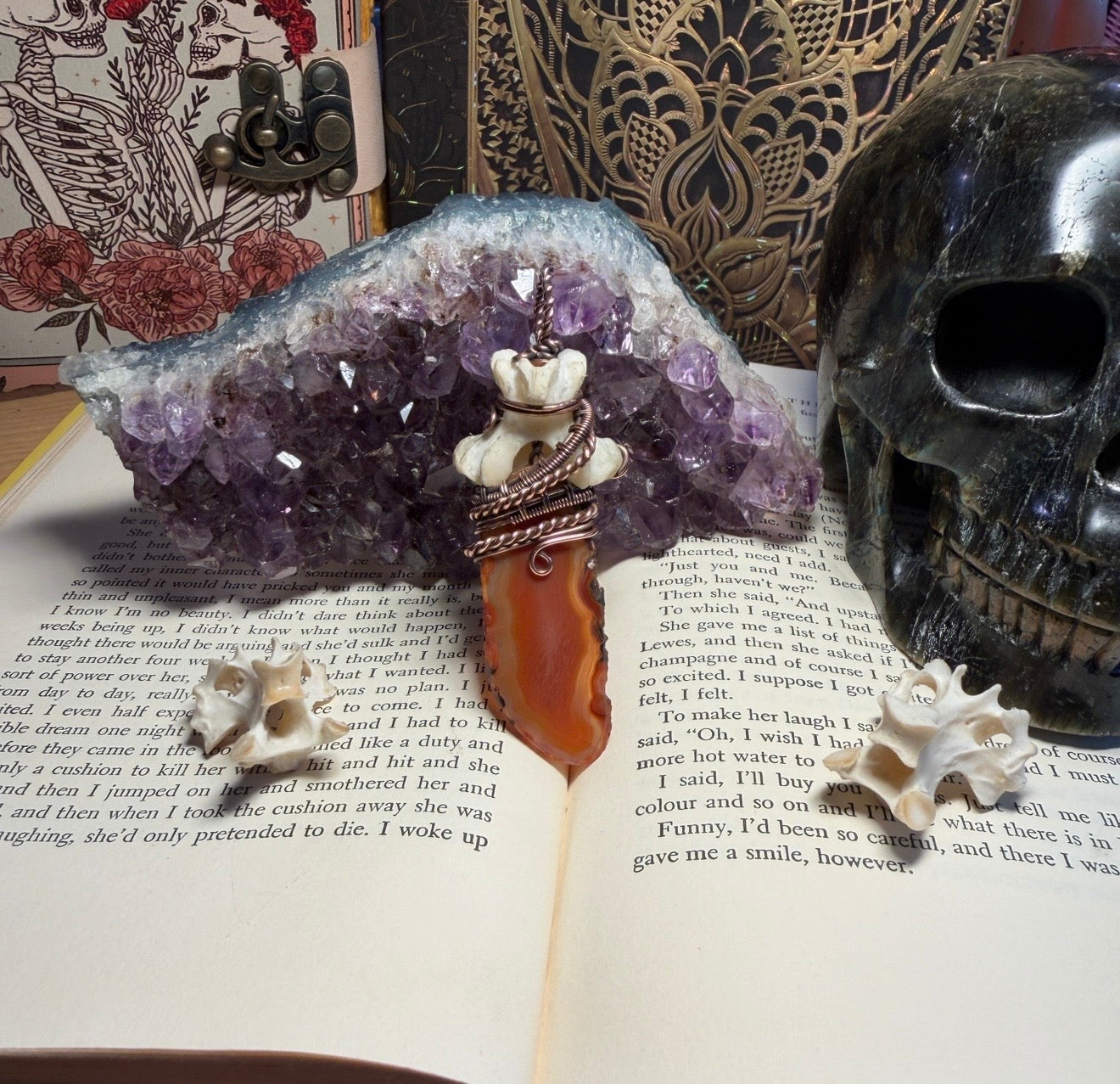Turkey Vertebra Carnelian