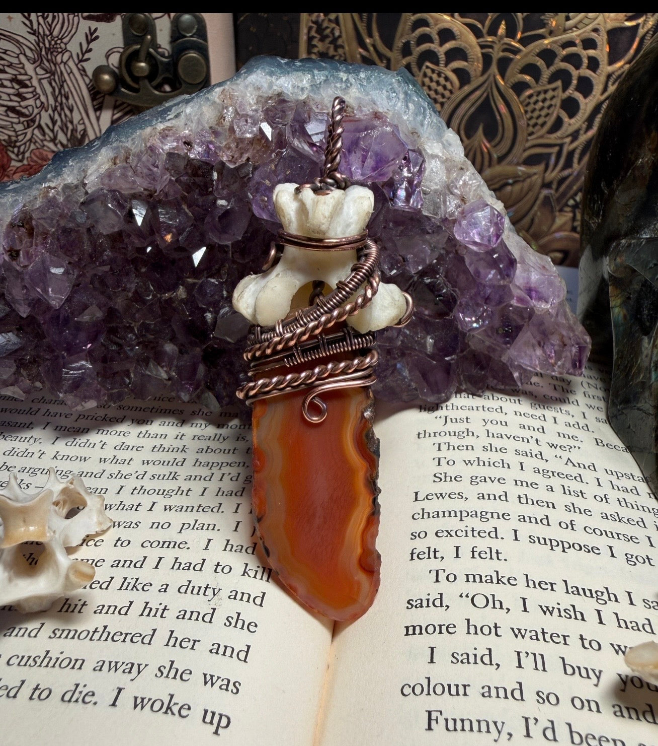 Turkey Vertebra Carnelian