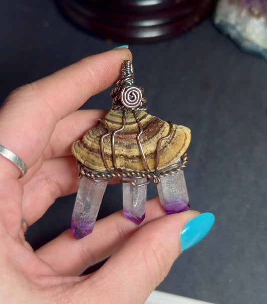 Turkey Tail Wire Wrap