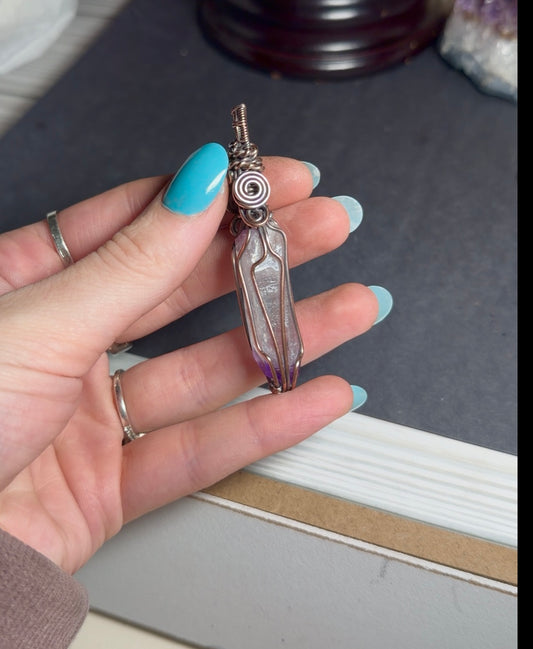 Amethyst wire wrap